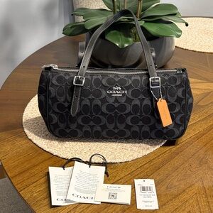 Coach signature denim Asher